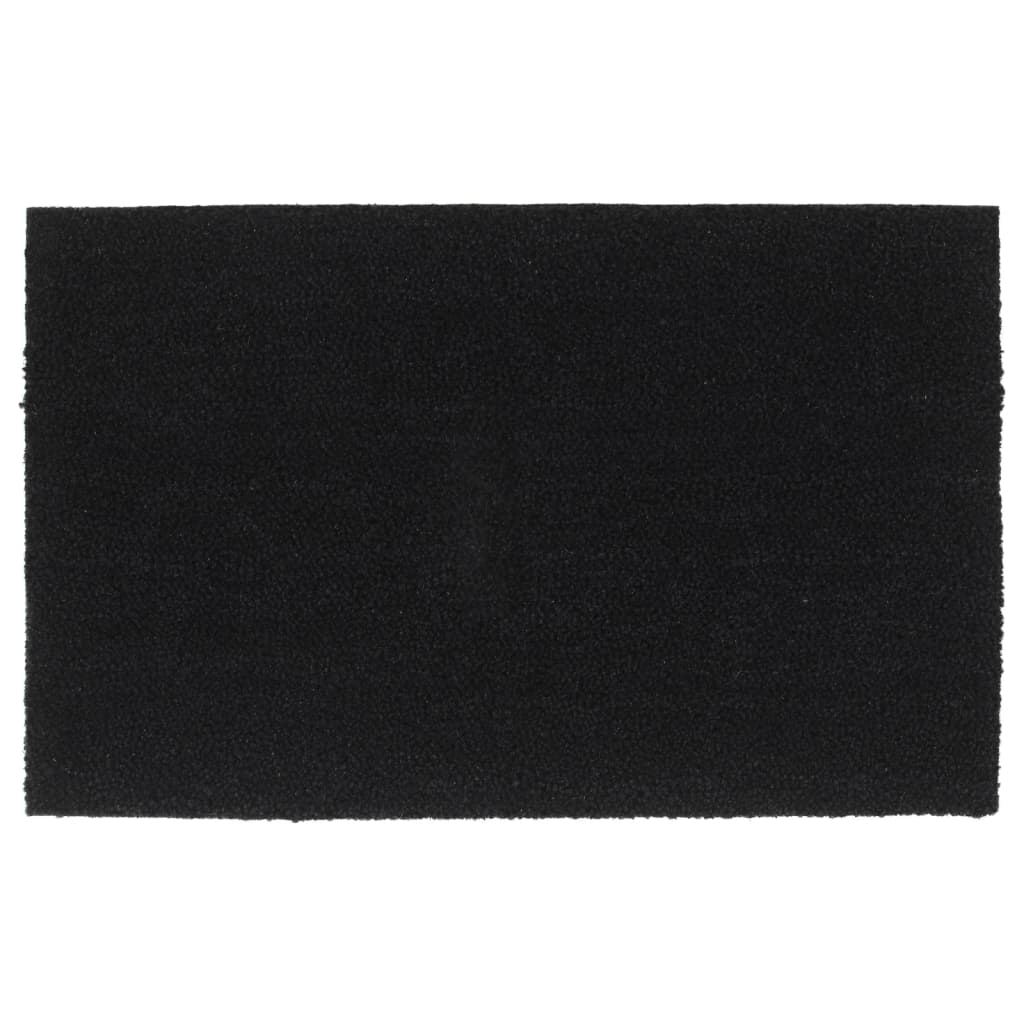 dørmåtte 50x80 cm tuftet coir sort billede