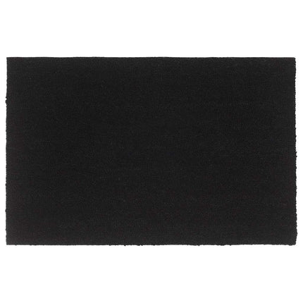 dørmåtte 65x100 cm tuftet coir sort