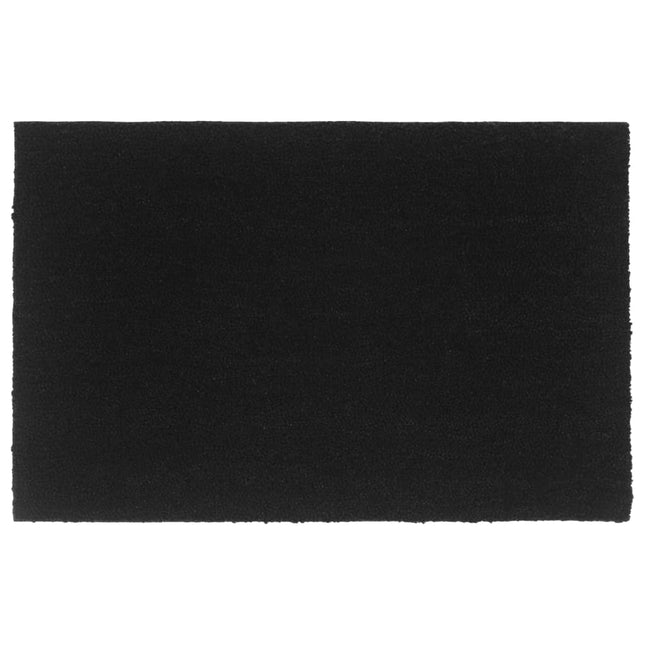 dørmåtte 65x100 cm tuftet coir sort