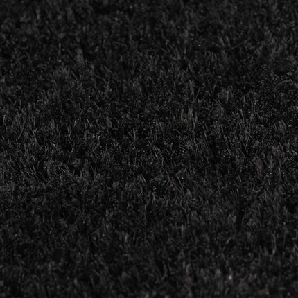 dørmåtte 80x100 cm tuftet coir sort