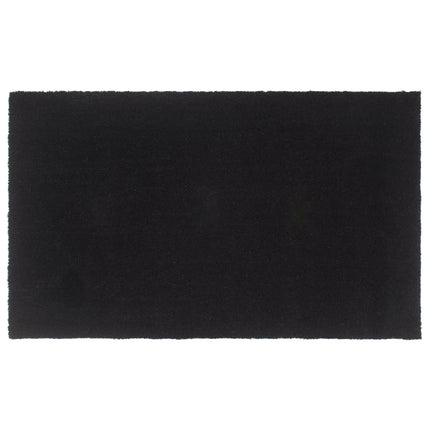 dørmåtte 90x150 cm tuftet coir sort