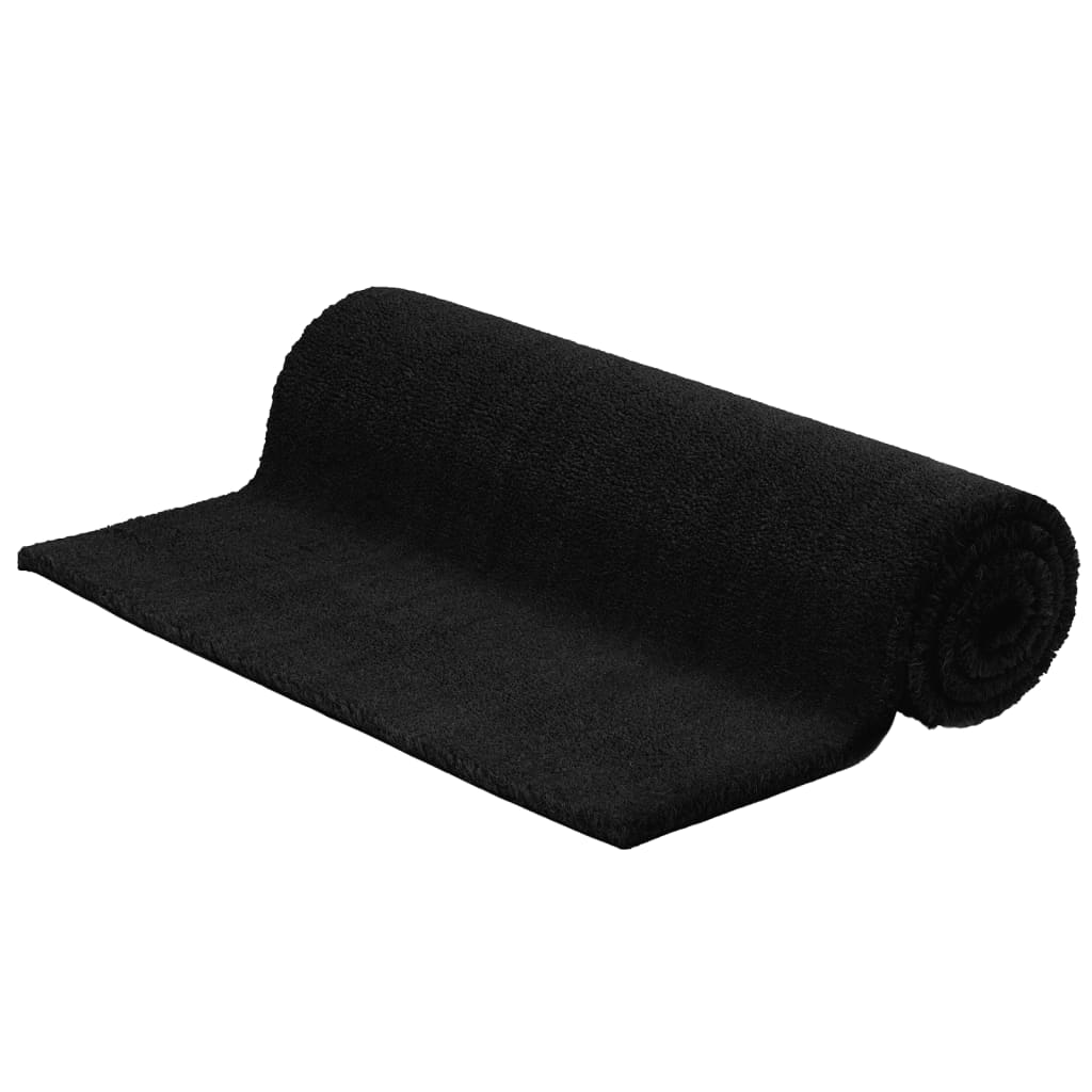 dørmåtte 100x200 cm tuftet coir sort