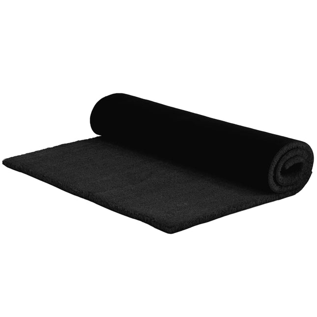 dørmåtte 100x200 cm tuftet coir sort