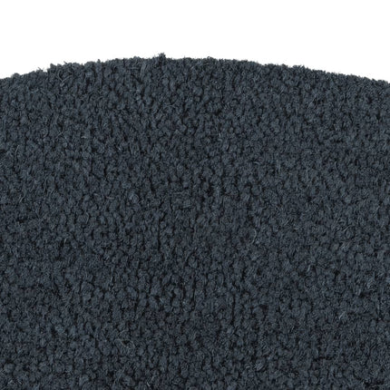 dørmåtte 40x60 cm halvrund tuftet coir mørkegrå