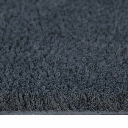 dørmåtte 80x100 cm tuftet coir mørkegrå