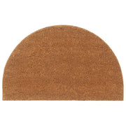 dørmåtte 50x80 cm halvrund tuftet coir naturfarvet