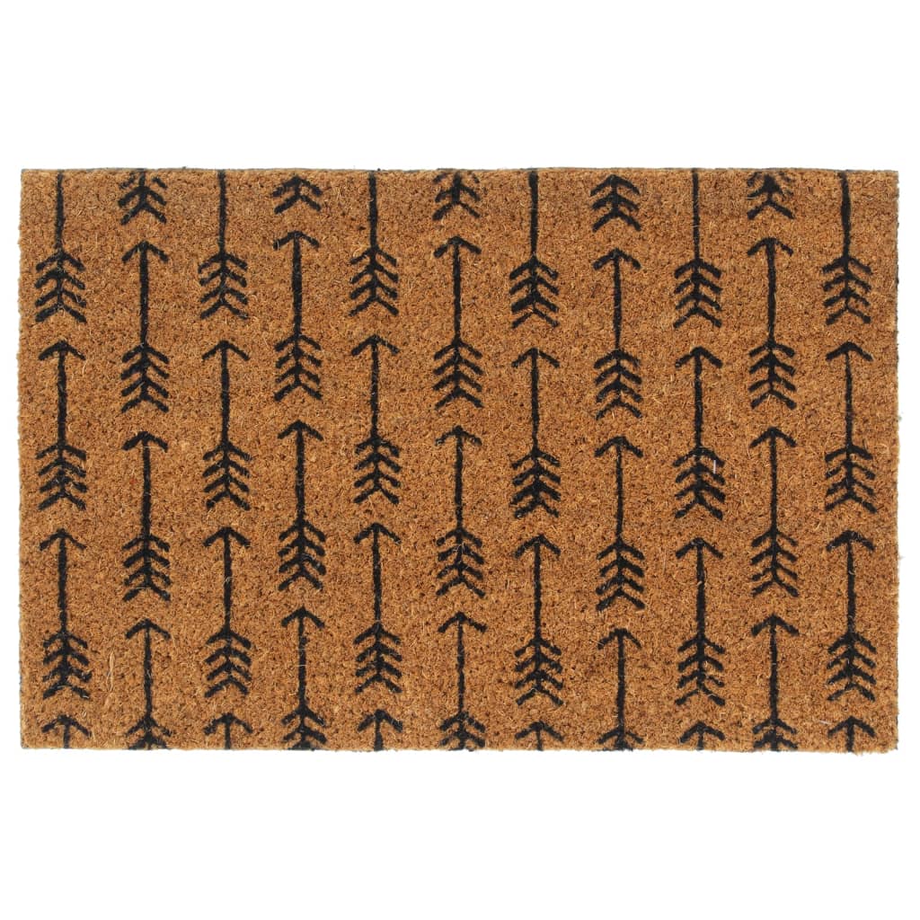 Dørmåtte 40x60 Cm Tuftet Coir Naturfarvet - Vidaxl