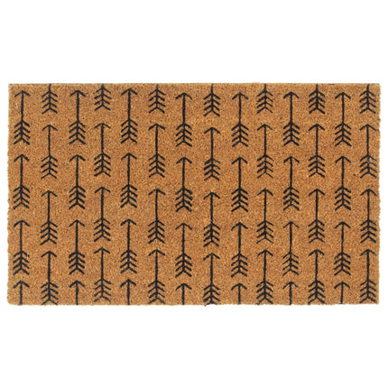 dørmåtte 45x75 cm tuftet coir naturfarvet