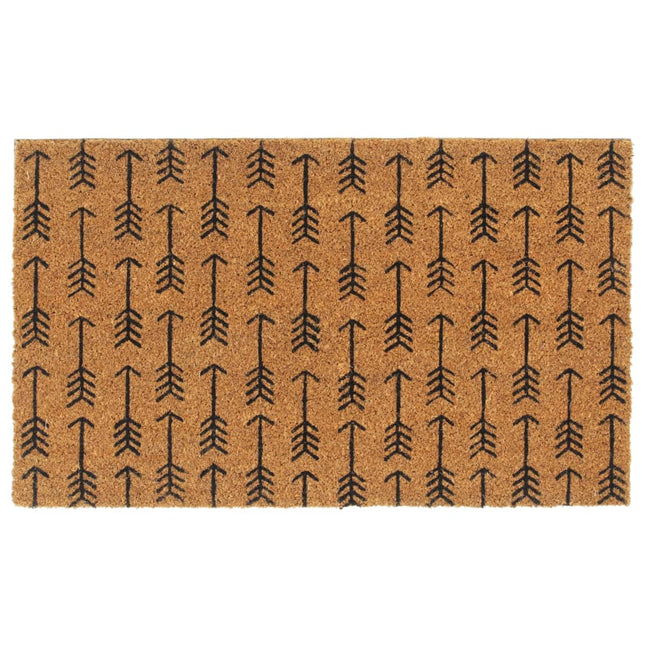 dørmåtte 45x75 cm tuftet coir naturfarvet