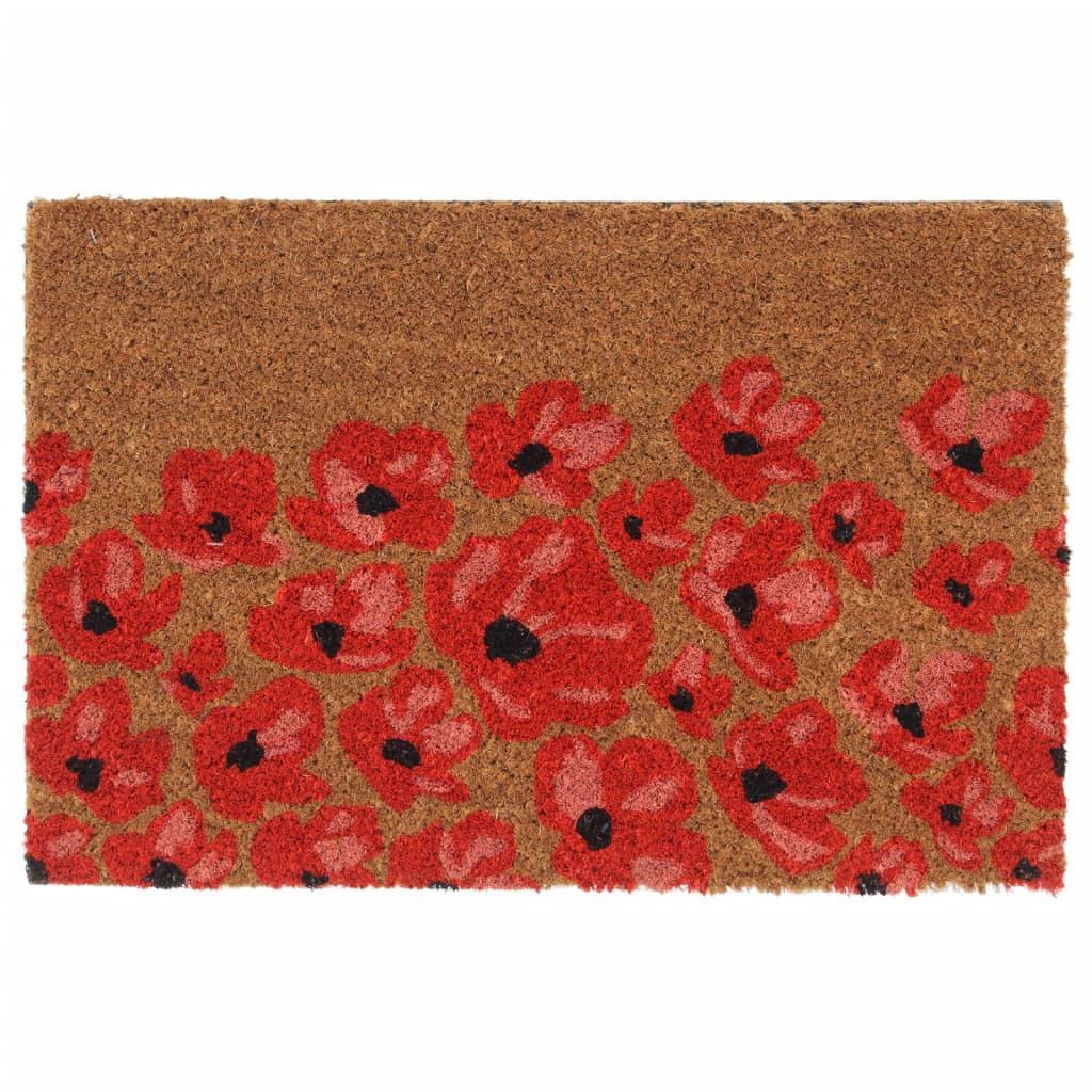 dørmåtte 40x60 cm tuftet coir naturfarvet billede