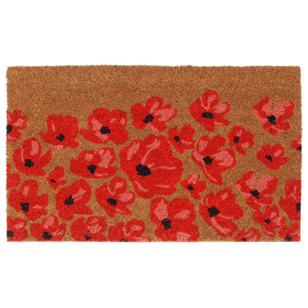Dørmåtte 45x75 Cm Tuftet Coir Naturfarvet - Vidaxl