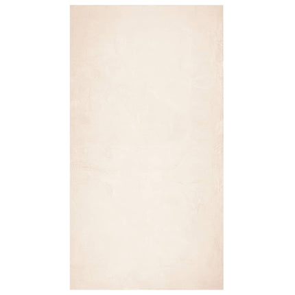 gulvtæppe HUARTE 60x110 cm kort luv og vaskbart beige