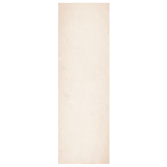 gulvtæppe HUARTE 80x250 cm kort luv og vaskbart beige