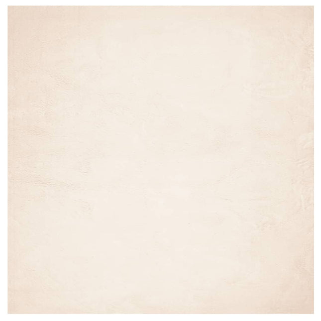 gulvtæppe HUARTE 120x120 cm kort luv og vaskbart beige