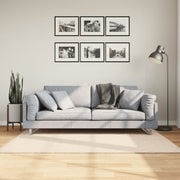 gulvtæppe HUARTE 120x170 cm kort luv og vaskbart beige