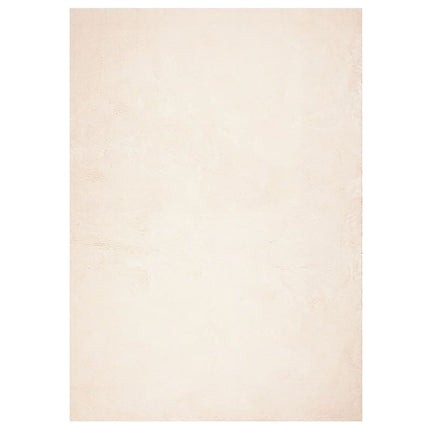 gulvtæppe HUARTE 140x200 cm kort luv og vaskbart beige