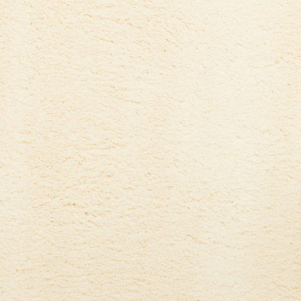 gulvtæppe HUARTE 60x110 cm kort luv og vaskbart cremefarvet