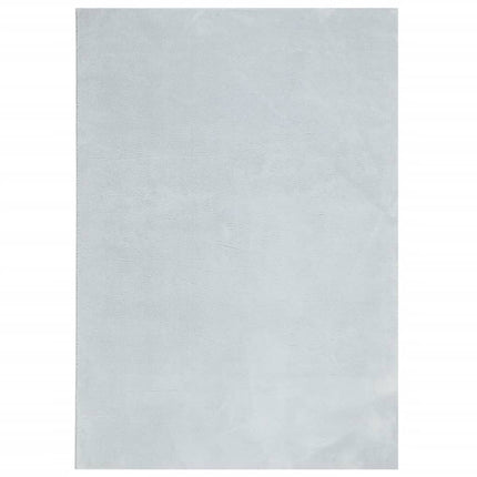 gulvtæppe HUARTE 160x230 cm kort luv og vaskbart blå