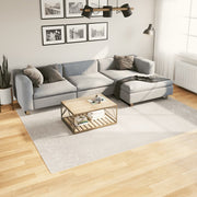 gulvtæppe IZA 200x280 cm kort luv skandinavisk look cremefarvet