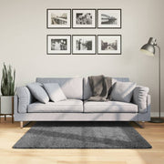 gulvtæppe OVIEDO 120x120 cm kort luv antracitgrå