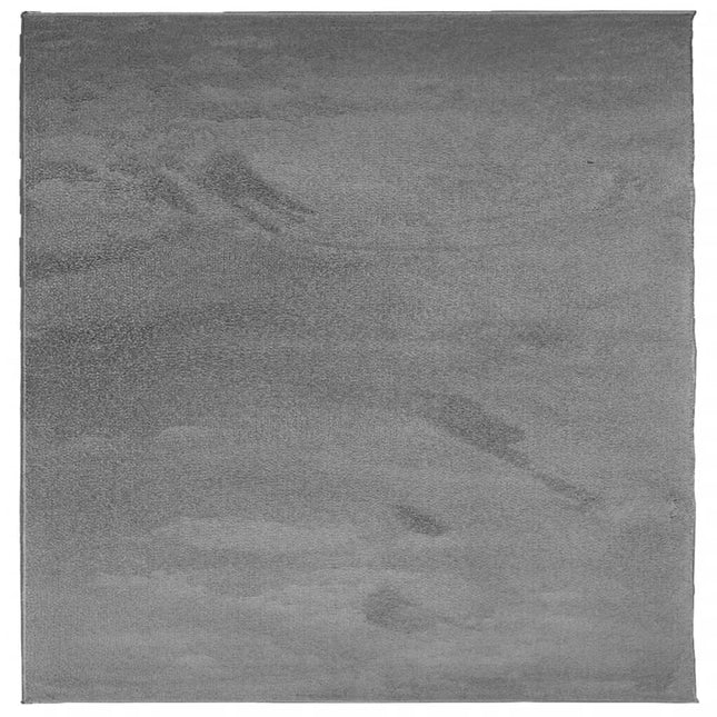 gulvtæppe OVIEDO 200x200 cm kort luv antracitgrå