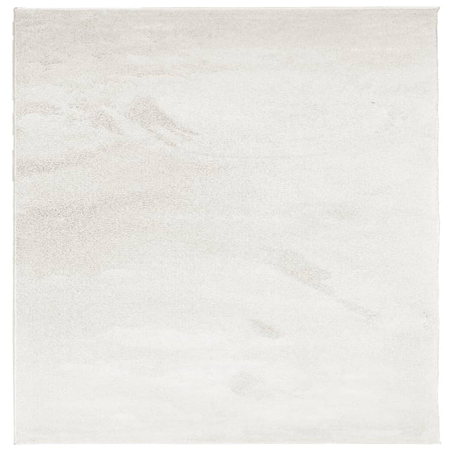 gulvtæppe OVIEDO 240x240 cm kort luv beige