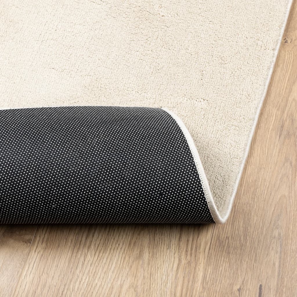 gulvtæppe OVIEDO 240x240 cm kort luv beige