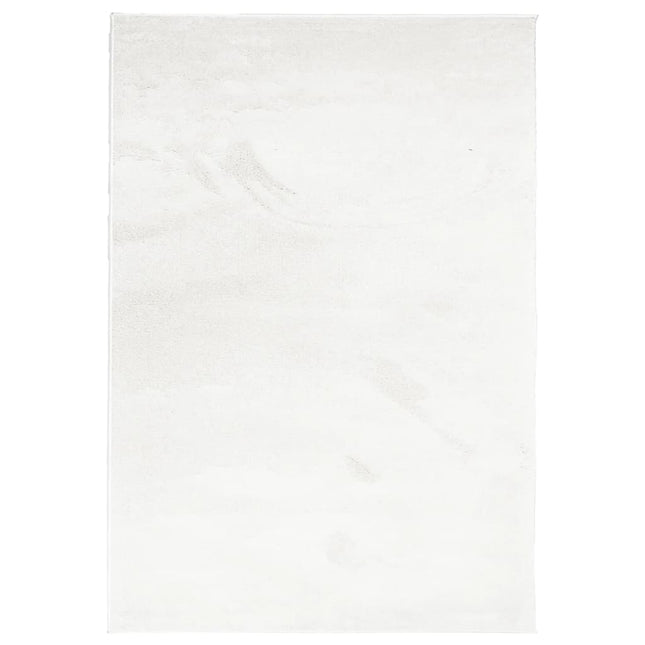 gulvtæppe OVIEDO 200x280 cm kort luv cremefarvet