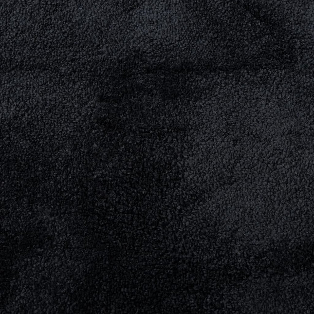 gulvtæppe OVIEDO 240x240 cm kort luv sort