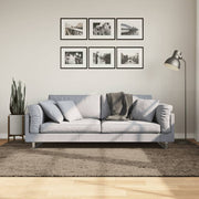gulvtæppe ISTAN 160x230 cm lang luv skinnende look grå