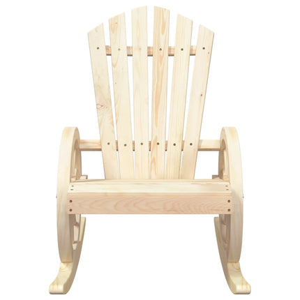 Adirondack-gyngestole 2 stk. massivt grantræ