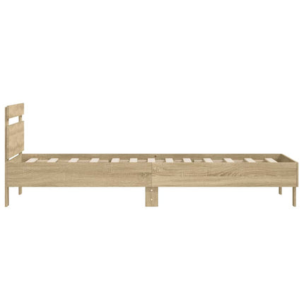 sengeramme m. sengegavl 100x200 cm uden madras sonoma-eg