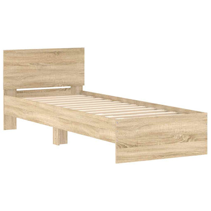 sengeramme m. sengegavl 90x190 cm uden madras sonoma-eg