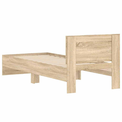 sengeramme m. sengegavl 90x190 cm uden madras sonoma-eg