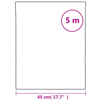 vinduesfolie 45x500 cm PVC matteret hvid