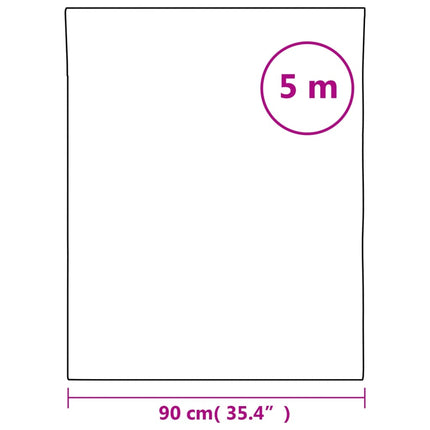 vinduesfilm frostet hvid 90x500 cm PVC