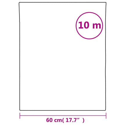 vinduesfolie 60x1000 cm stribet PVC matteret