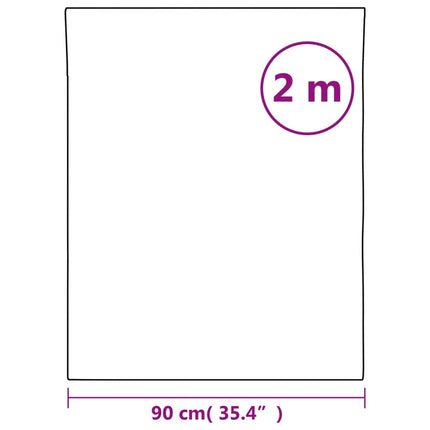 spejlfolie 2 stk. 90x200 cm selvklæbende PET