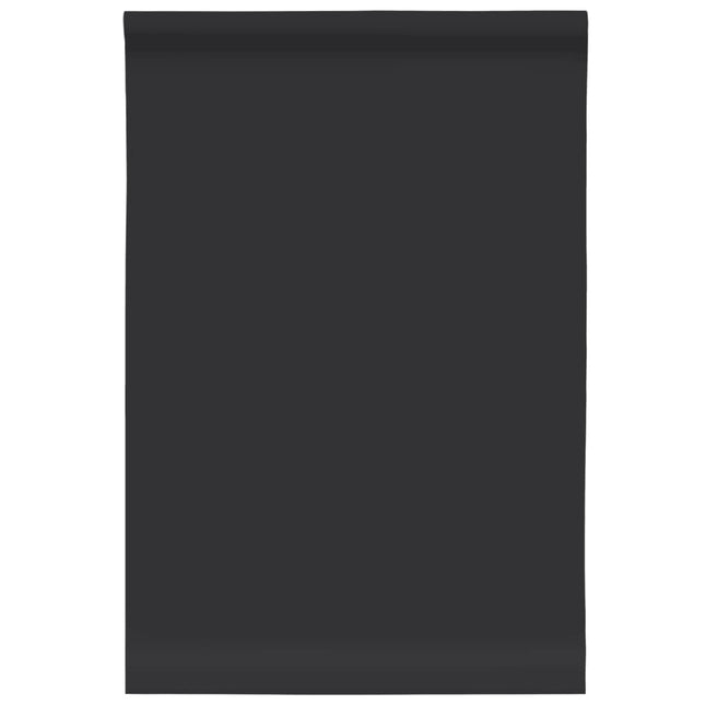 møbelklistermærke selvklæbende mat sort 90x500 cm PVC