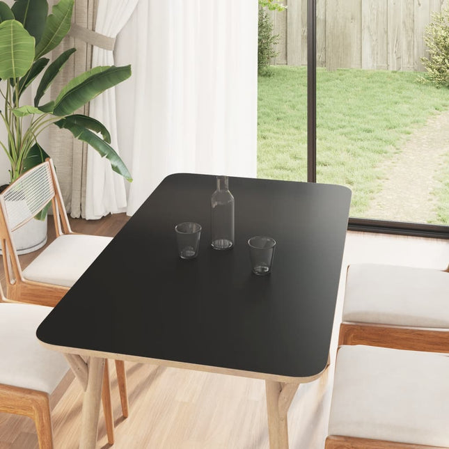 møbelklistermærke selvklæbende mat sort 90x500 cm PVC