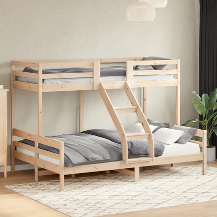 køjeseng 80x200/140x200 cm massivt fyrretræ