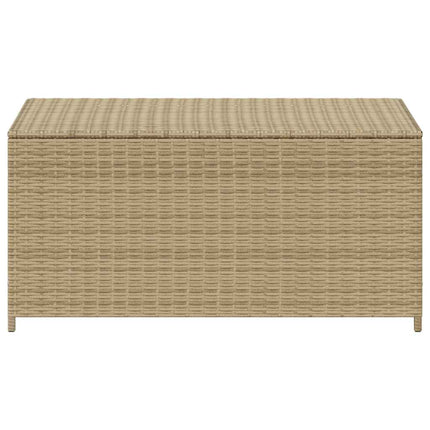 opbevaringsboks til haven 190 l polyrattan beige