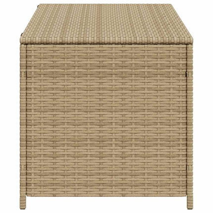 opbevaringsboks til haven 190 l polyrattan beige