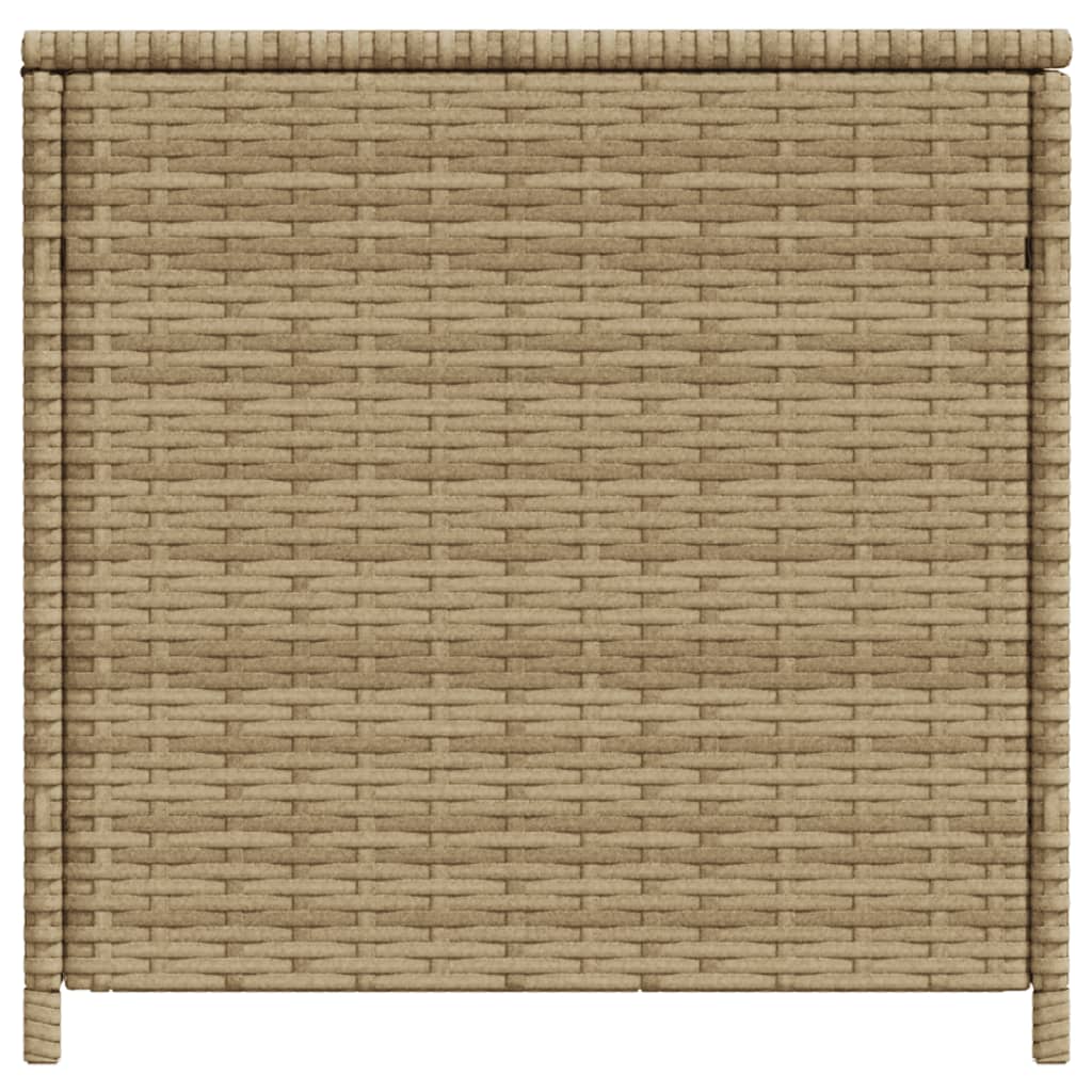 opbevaringsboks til haven 469 l polyrattan beige