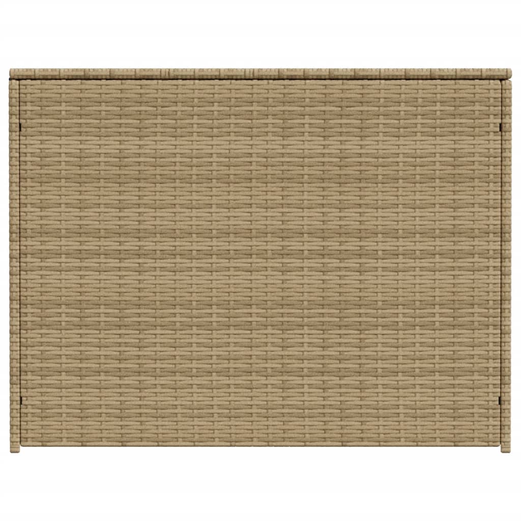 opbevaringsboks til haven 984 l polyrattan beige