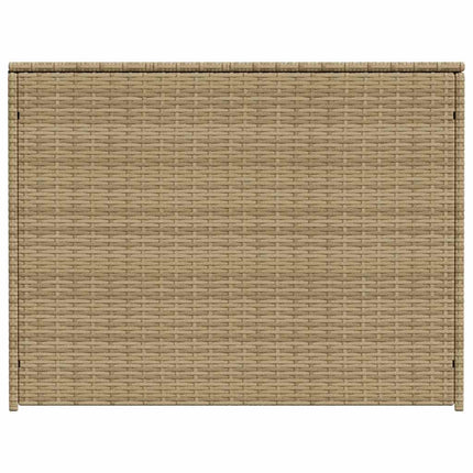 opbevaringsboks til haven 984 l polyrattan beige