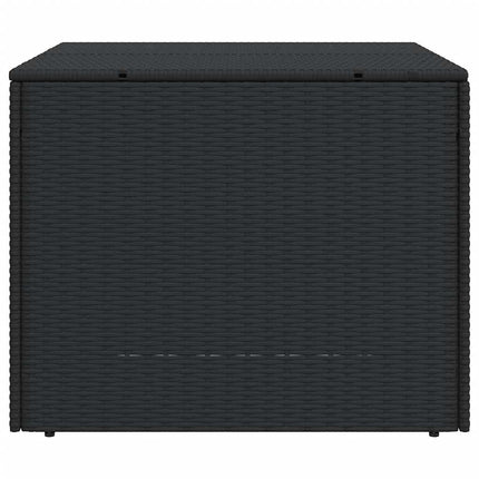 opbevaringsboks til haven 291 l polyrattan sort