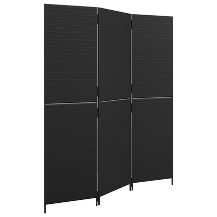 rumdeler 3 paneler polyrattan sort