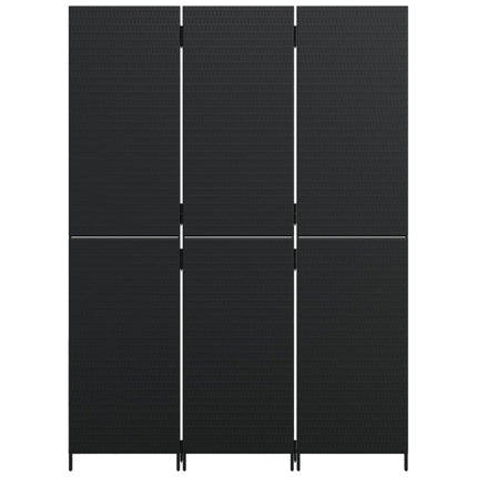 rumdeler 3 paneler polyrattan sort