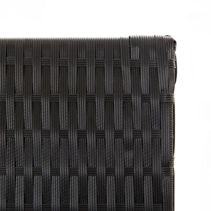 rumdeler 3 paneler polyrattan sort